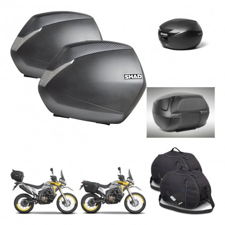 SHAD Suitcase trunk + mounting bracket SH36 suitcases accessories KIT-471791