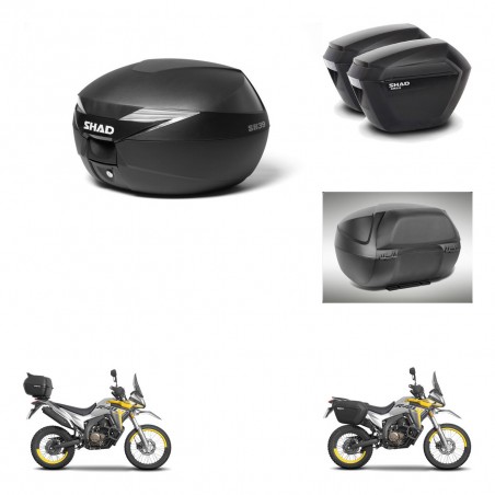 SHAD Maletas sh23 + soporte montaje Baul maleta accesorios KIT-471792