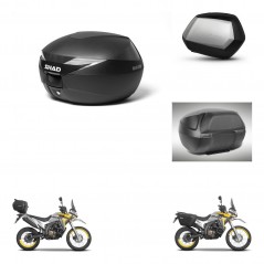 SHAD Maletas SH35 PREMIUM + soporte montaje Baul maleta accesorios KIT-471793