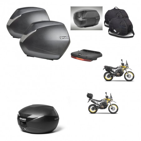 SHAD Baul maleta + soporte montaje maletas SH36 accesorios KIT-471797