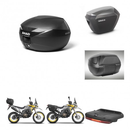 SHAD Maletas sh23 alu + soporte montaje Baul maleta accesorios KIT-471801