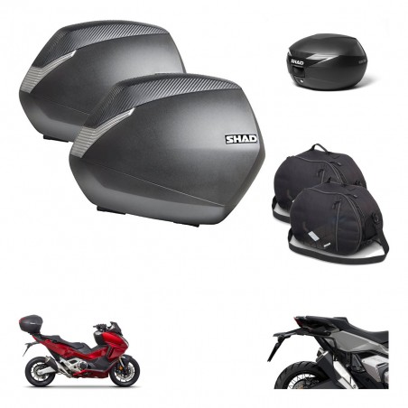 SHAD Baul maleta + soporte montaje maletas SH36 accesorios KIT-471803