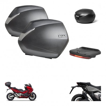 SHAD Suitcase trunk + mounting bracket SH36 suitcases accessories KIT-471808