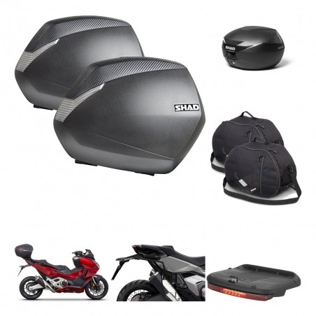 SHAD Baul maleta + soporte montaje maletas SH36 accesorios KIT-471809