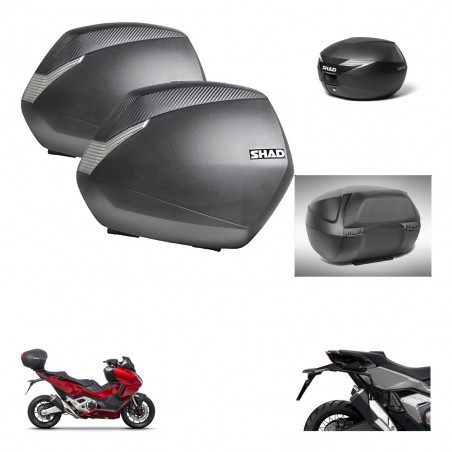 SHAD Suitcase trunk + mounting bracket SH36 suitcases accessories KIT-471814