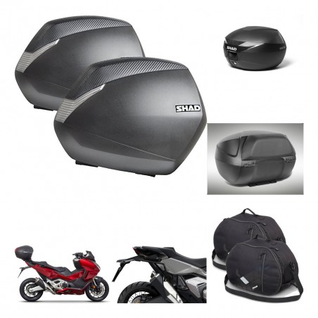 SHAD Suitcase trunk + mounting bracket SH36 suitcases accessories KIT-471815