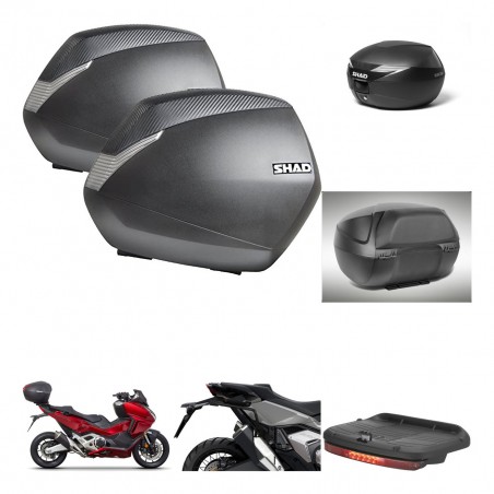 SHAD Baul maleta + soporte montaje maletas SH36 accesorios KIT-471820