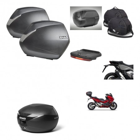 SHAD Suitcase trunk + mounting bracket SH36 suitcases accessories KIT-471821