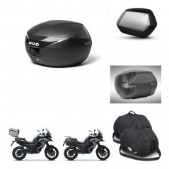 SHAD Maletas SH35 PREMIUM + soporte montaje Baul maleta accesorios KIT-471842