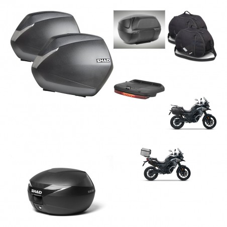 SHAD Baul maleta + soporte montaje maletas SH36 accesorios KIT-471845
