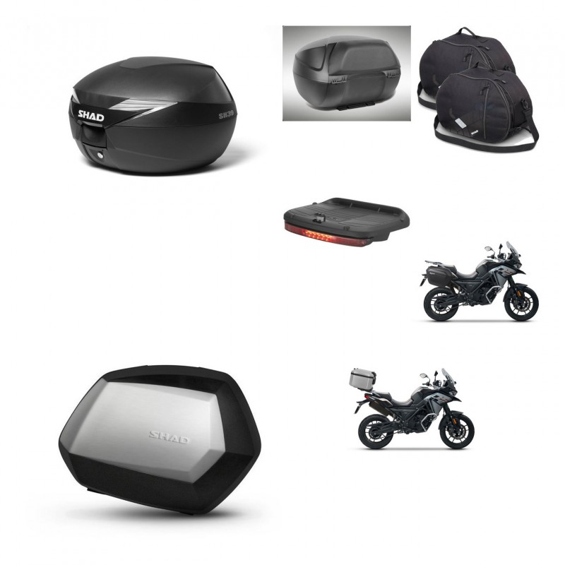 SHAD SH35 PREMIUM suitcases + mounting bracket suitcase trunk accessories KIT-471848