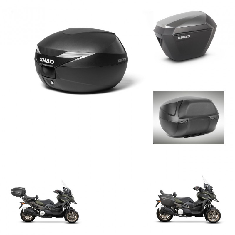 SHAD Maletas sh23 alu + soporte montaje Baul maleta accesorios KIT-471867