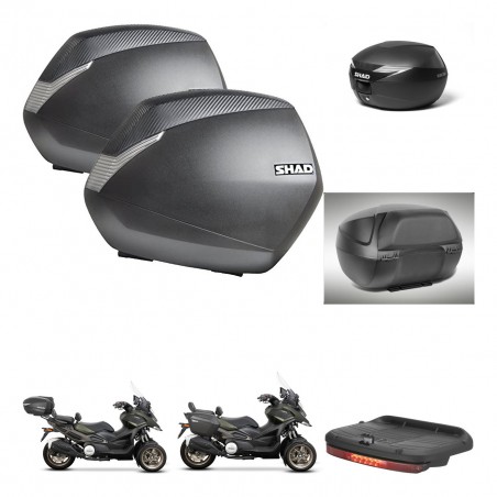 SHAD Baul maleta + soporte montaje maletas SH36 accesorios KIT-471868