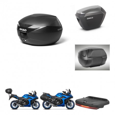 SHAD Maletas sh23 alu + soporte montaje Baul maleta accesorios KIT-471897