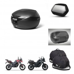 SHAD Maletas SH35 PREMIUM + soporte montaje Baul maleta accesorios KIT-471914