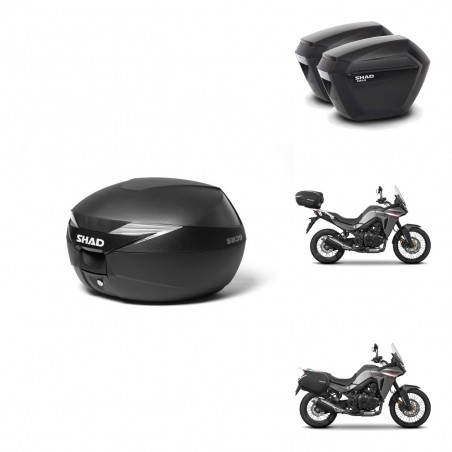 SHAD Maletas sh23 + soporte montaje Baul maleta KIT-471924