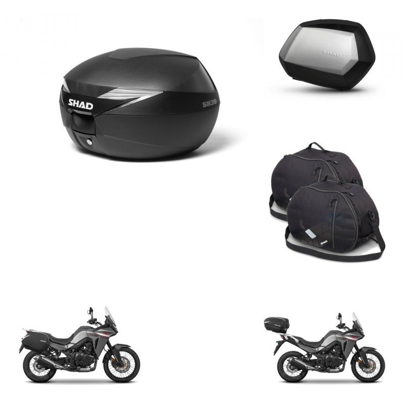 SHAD Maletas SH35 PREMIUM + soporte montaje Baul maleta accesorios KIT-471926