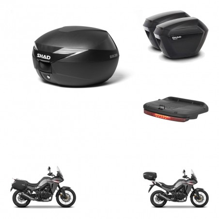 SHAD Maletas sh23 + soporte montaje Baul maleta accesorios KIT-471930