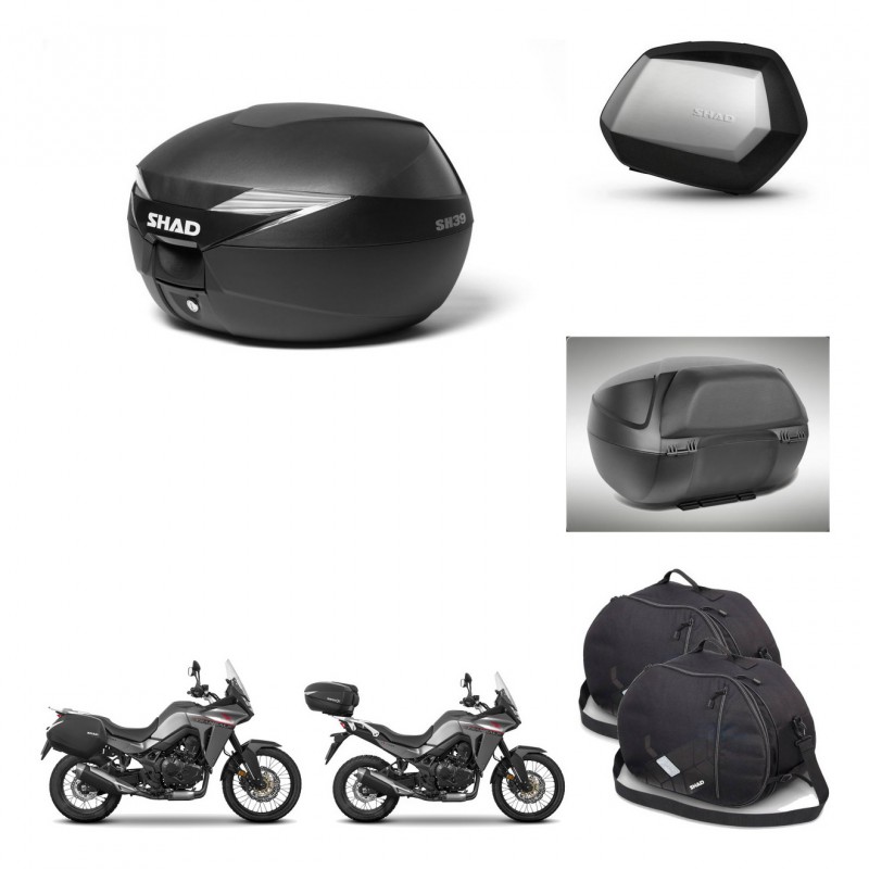 SHAD Maletas SH35 PREMIUM + soporte montaje Baul maleta accesorios KIT-471938