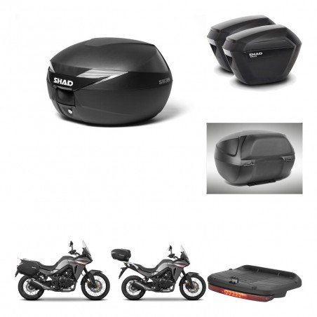 SHAD Maletas sh23 + soporte montaje Baul maleta accesorios KIT-471942
