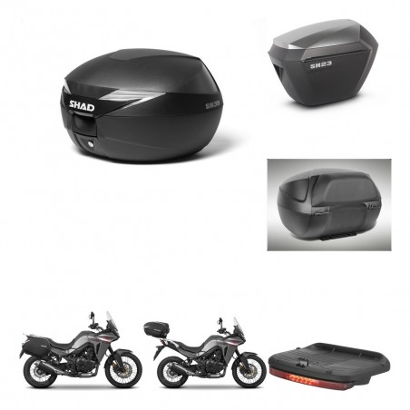 SHAD Maletas sh23 alu + soporte montaje Baul maleta accesorios KIT-471945