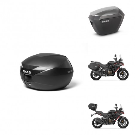 SHAD Maletas sh23 alu + soporte montaje Baul maleta KIT-471951