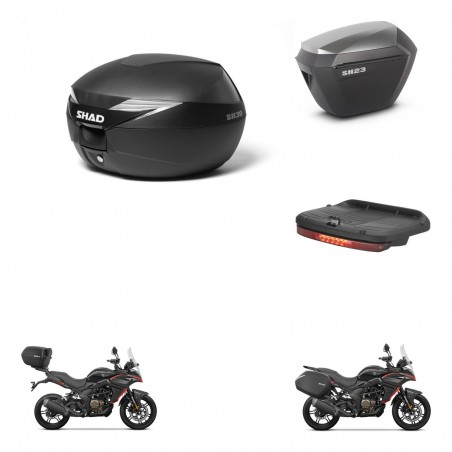 SHAD Maletas sh23 alu + soporte montaje Baul maleta accesorios KIT-471957