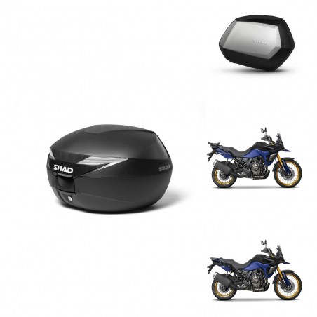 SHAD Maletas SH35 PREMIUM + soporte montaje Baul maleta KIT-471973