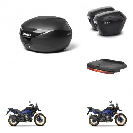 SHAD Maletas sh23 + soporte montaje Baul maleta accesorios KIT-471978