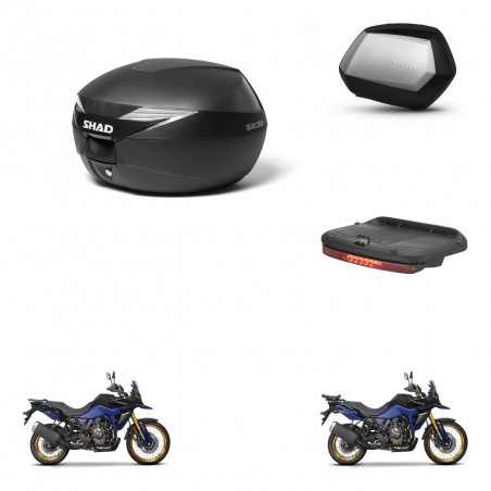 SHAD SH35 PREMIUM suitcases + mounting bracket suitcase trunk accessories KIT-471979