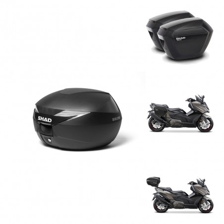 SHAD SH23 suitcases + mounting bracket suitcase trunk KIT-472020