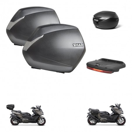 SHAD Suitcase trunk + mounting bracket SH36 suitcases accessories KIT-472024