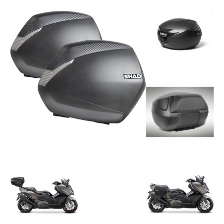 SHAD Baul maleta + soporte montaje maletas SH36 accesorios KIT-472030