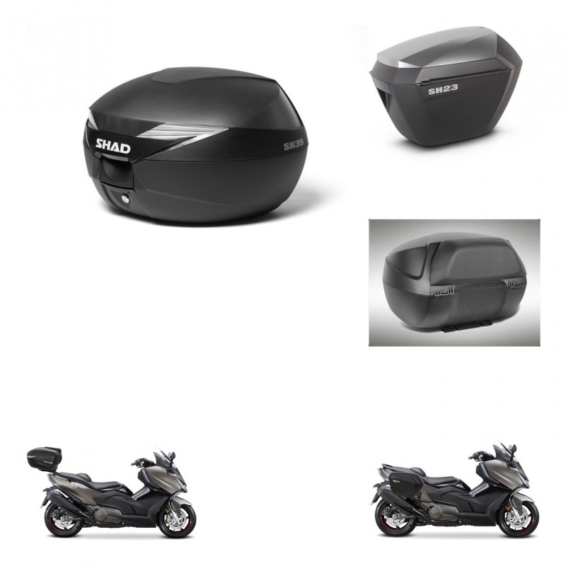 SHAD Maletas sh23 alu + soporte montaje Baul maleta accesorios KIT-472035