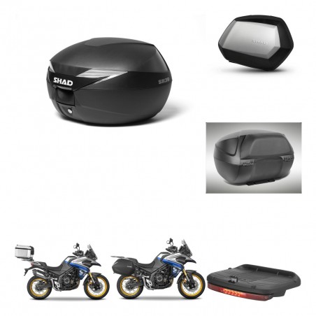 SHAD SH35 PREMIUM suitcases + mounting bracket suitcase trunk accessories KIT-472063