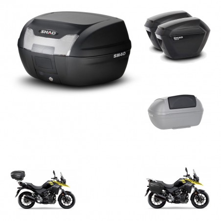 SHAD Maletas sh23 + soporte montaje baul SH40 accesorios KIT-472070