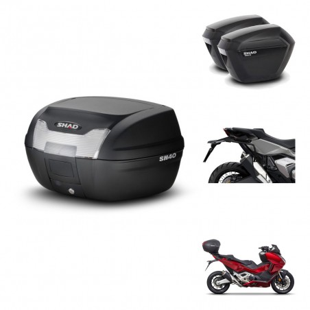 SHAD Maletas sh23 + soporte montaje baul SH40 KIT-472122