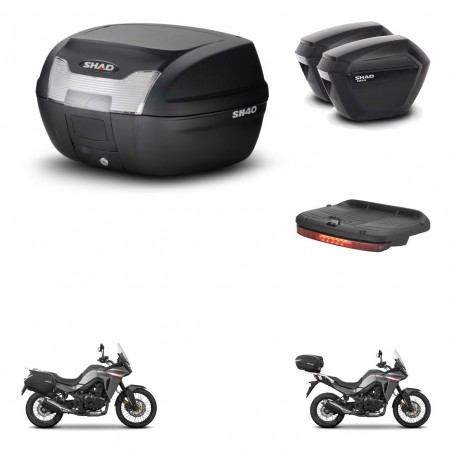SHAD Maletas sh23 + soporte montaje baul SH40 accesorios KIT-472164