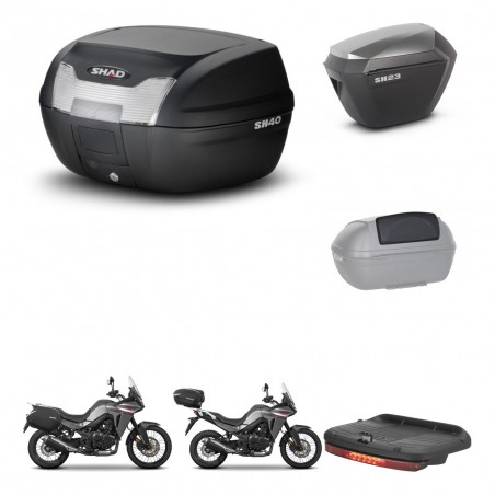 SHAD Maletas sh23 alu + soporte montaje baul SH40 accesorios KIT-472169