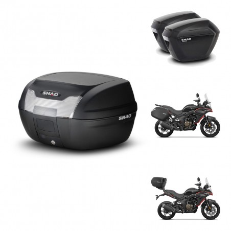 SHAD Maletas sh23 + soporte montaje baul SH40 KIT-472170