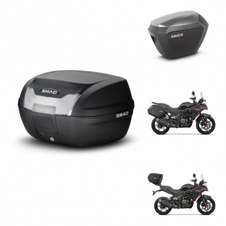 SHAD Maletas sh23 alu + soporte montaje baul SH40 KIT-472171