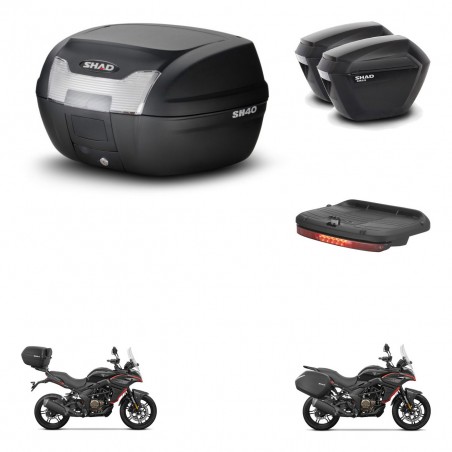 SHAD Maletas sh23 + soporte montaje baul SH40 accesorios KIT-472172