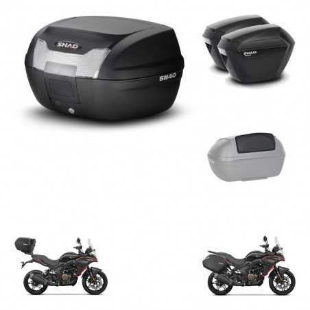 SHAD Maletas sh23 + soporte montaje baul SH40 accesorios KIT-472174