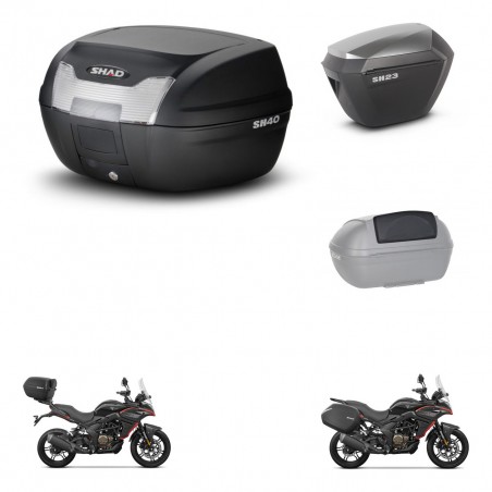 SHAD Maletas sh23 alu + soporte montaje baul SH40 accesorios KIT-472175