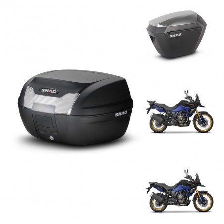 SHAD Maletas sh23 alu + soporte montaje baul SH40 KIT-472179