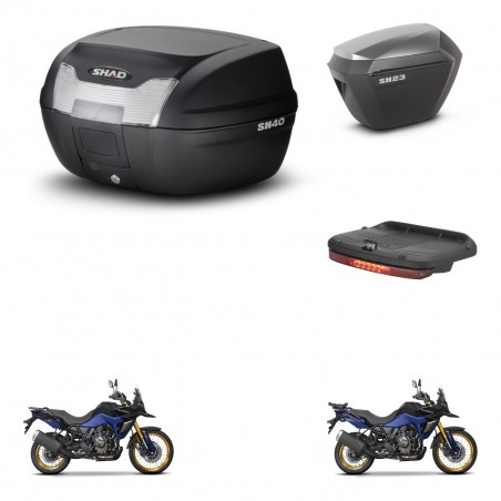 SHAD Maletas sh23 alu + soporte montaje baul SH40 accesorios KIT-472181