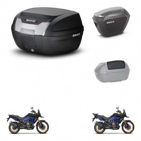 SHAD Maletas sh23 alu + soporte montaje baul SH40 accesorios KIT-472183