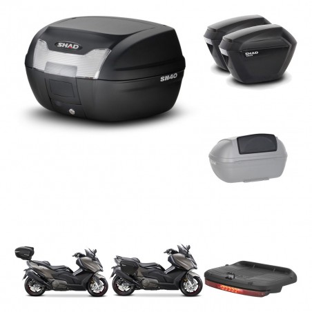 SHAD Maletas sh23 + soporte montaje baul SH40 accesorios KIT-472200