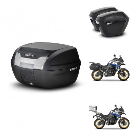 SHAD Maletas sh23 + soporte montaje baul SH40 KIT-472202