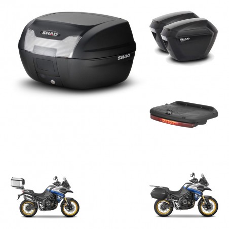 SHAD Maletas sh23 + soporte montaje baul SH40 accesorios KIT-472204